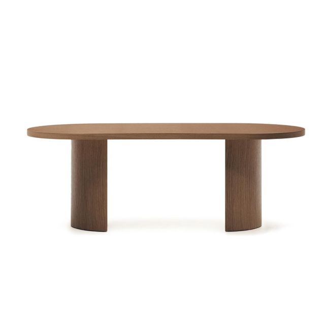 Eetkamertafel NEALY - Walnootfineer