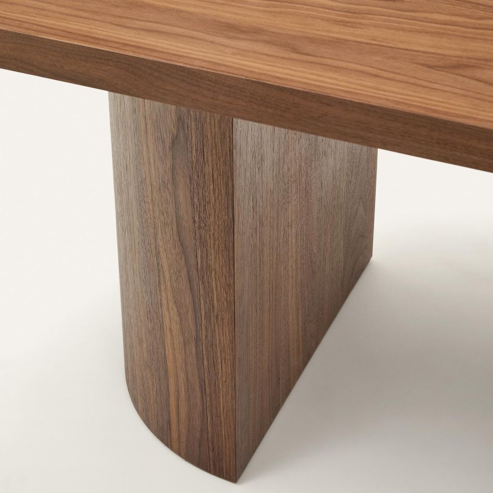 Eetkamertafel NEALY - Walnootfineer KAV T00012MW09