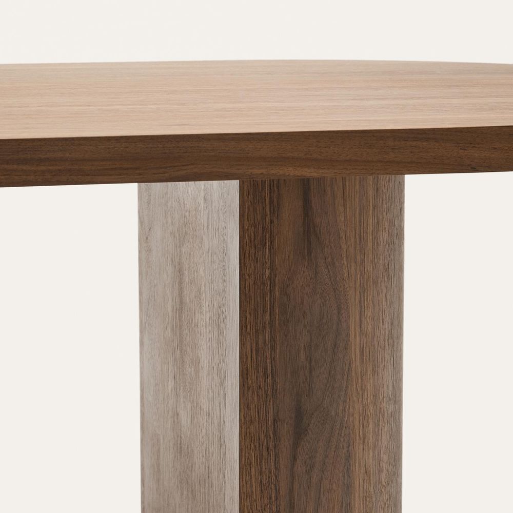 Eetkamertafel NEALY - Walnootfineer KAV T00012MW09
