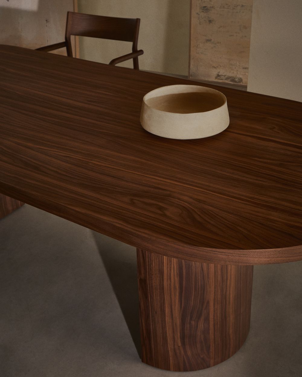 Eetkamertafel NEALY - Walnootfineer KAV T00012MW09