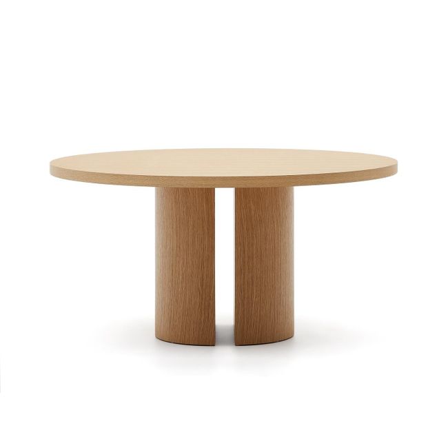 Eetkamertafel NEALY - Naturel eikenfineer