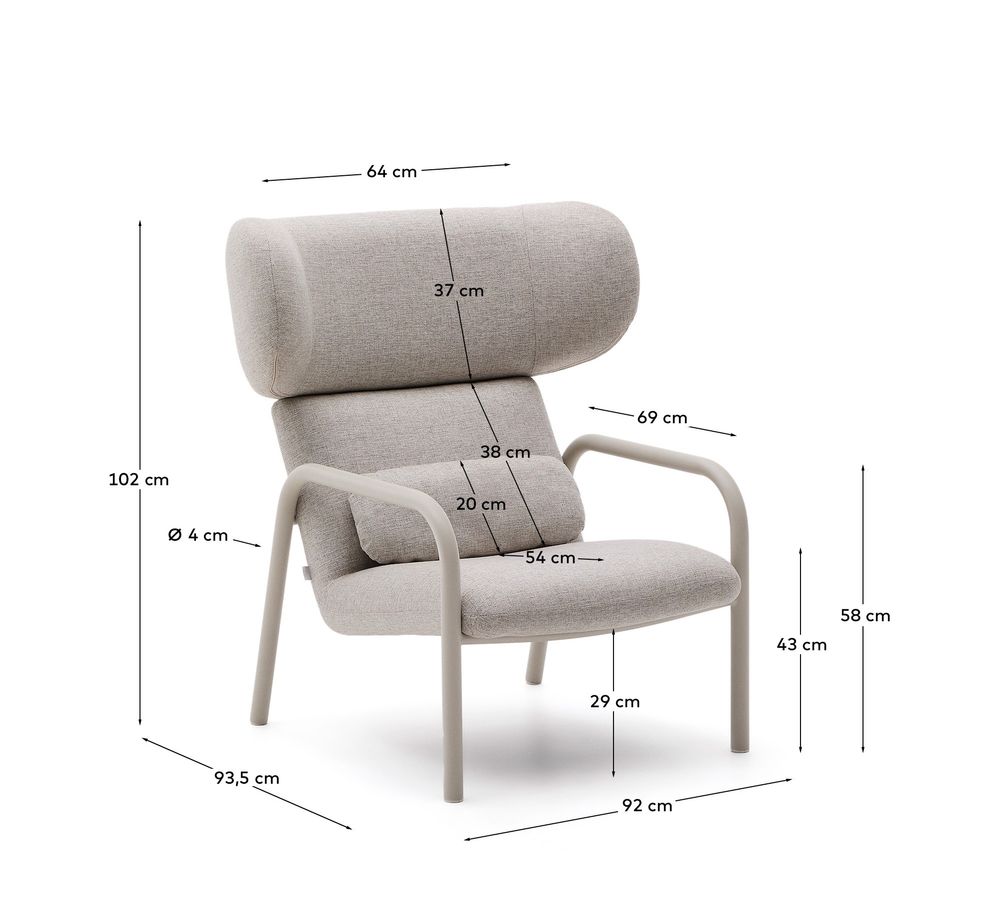 Fauteuil INARI - Beige KAV S00010BB11
