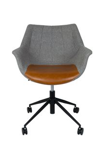 Bureaustoel DOULTON OFFICE - Grijs/Bruin ZVR 1300003