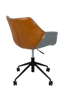 Bureaustoel DOULTON OFFICE - Grijs/Bruin ZVR 1300003