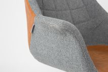 Bureaustoel DOULTON OFFICE - Grijs/Bruin ZVR 1300003