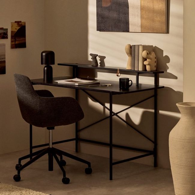 Bureaustoel TISSIANA - Donkergrijs