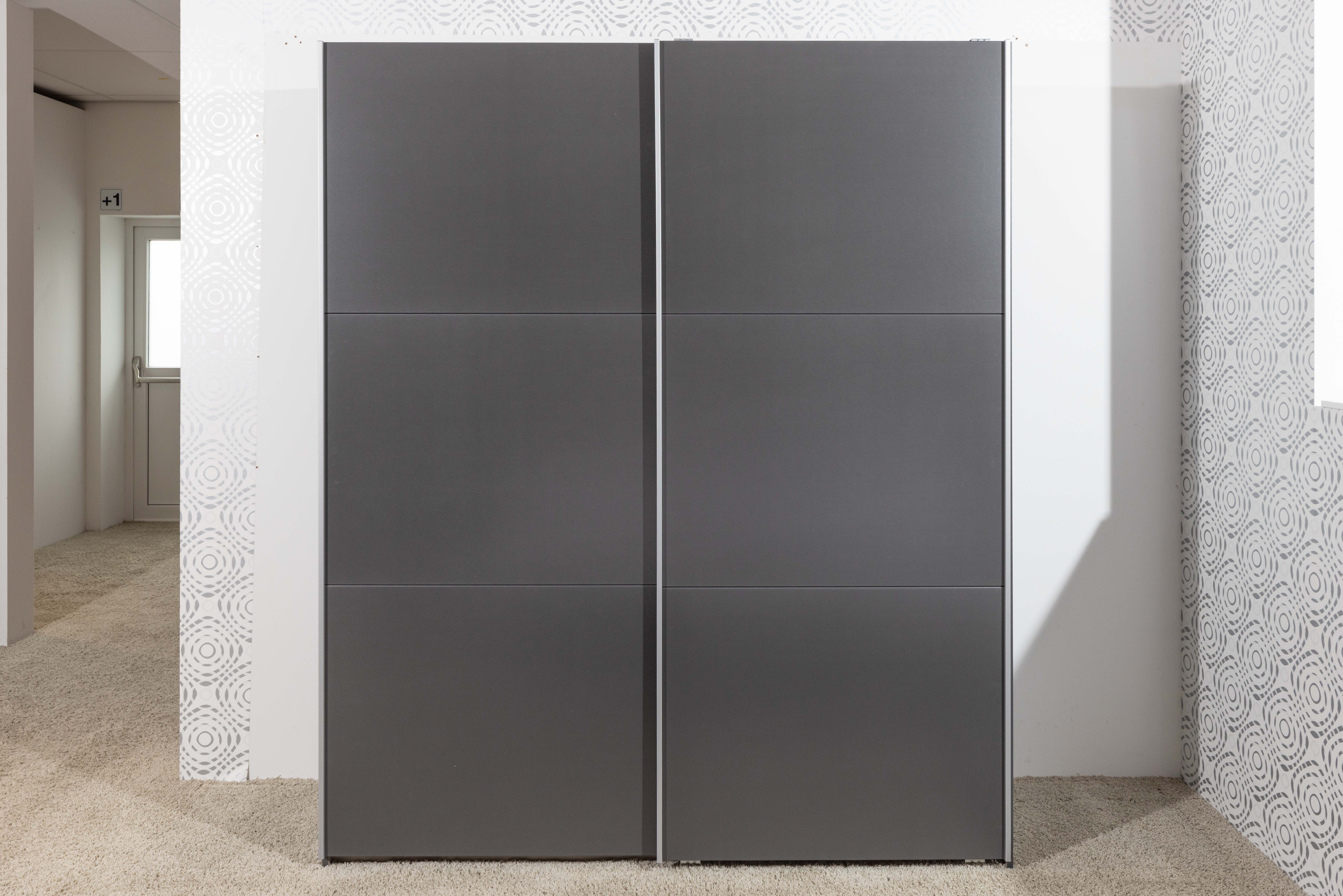 Schuifdeurkast AURELIO - Metallic Grey