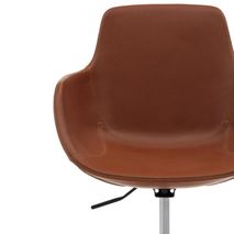 Bureaustoel TISSIANA - Bruin kunstleder KAV C0200006PP10