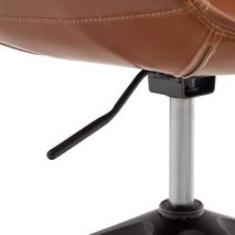 Bureaustoel TISSIANA - Bruin kunstleder KAV C0200006PP10