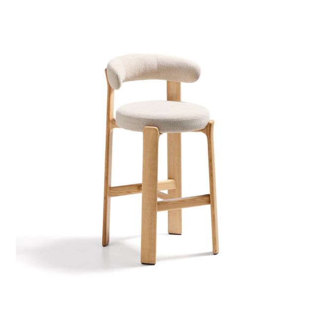 Barstoel GRANITE - Beige / Naturel