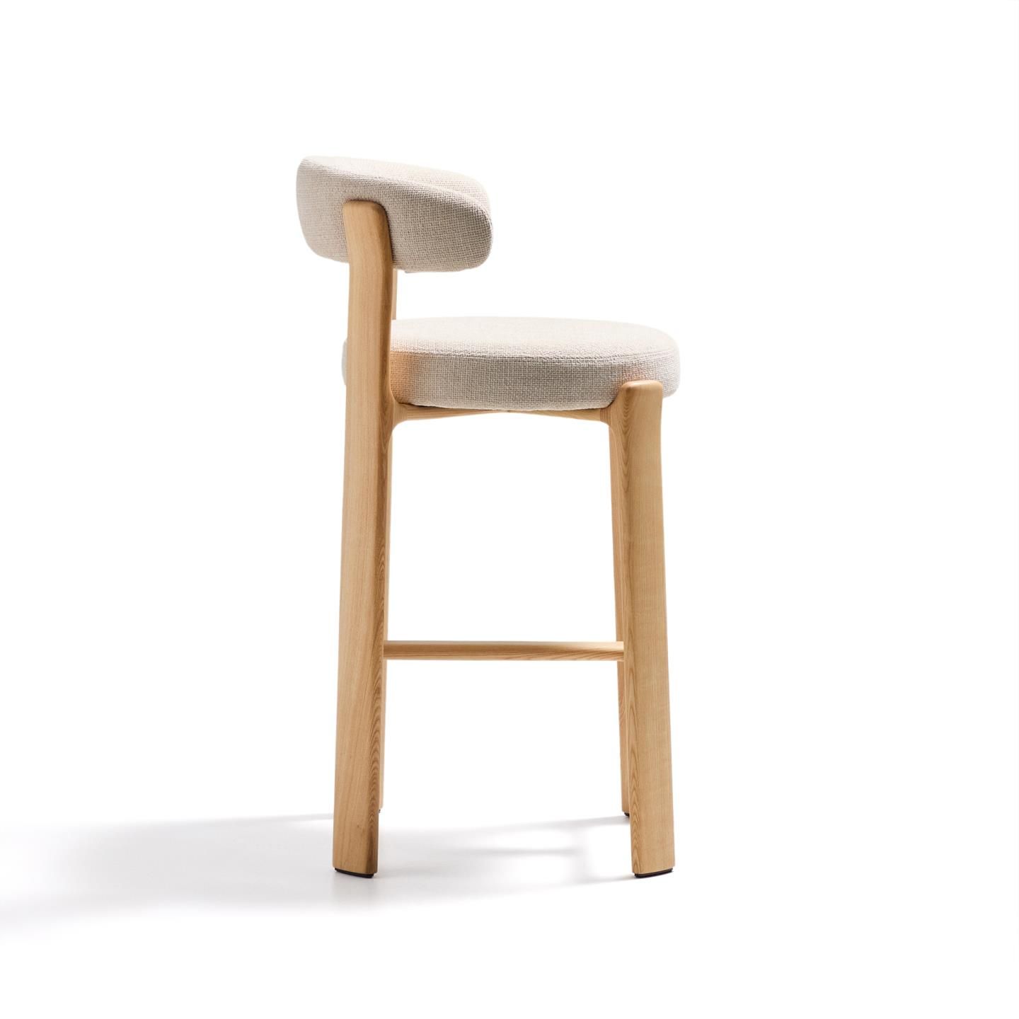 Barstoel GRANITE - Beige / Notelaartoon