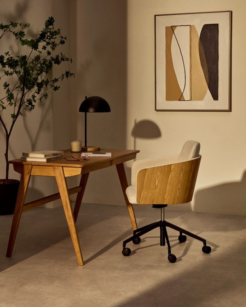 Bureaustoel MADAI - Beige/Essenfineer KAV C0200001KY12