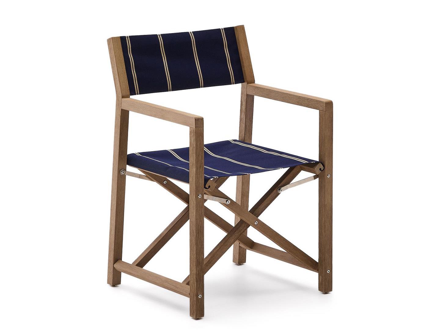 Vouwstoel VILARA - Blauw / Beige KAV CC00161HK25