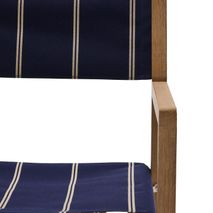 Vouwstoel VILARA - Blauw / Beige KAV CC00161HK25