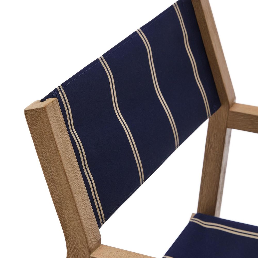 Vouwstoel VILARA - Blauw / Beige KAV CC00161HK25