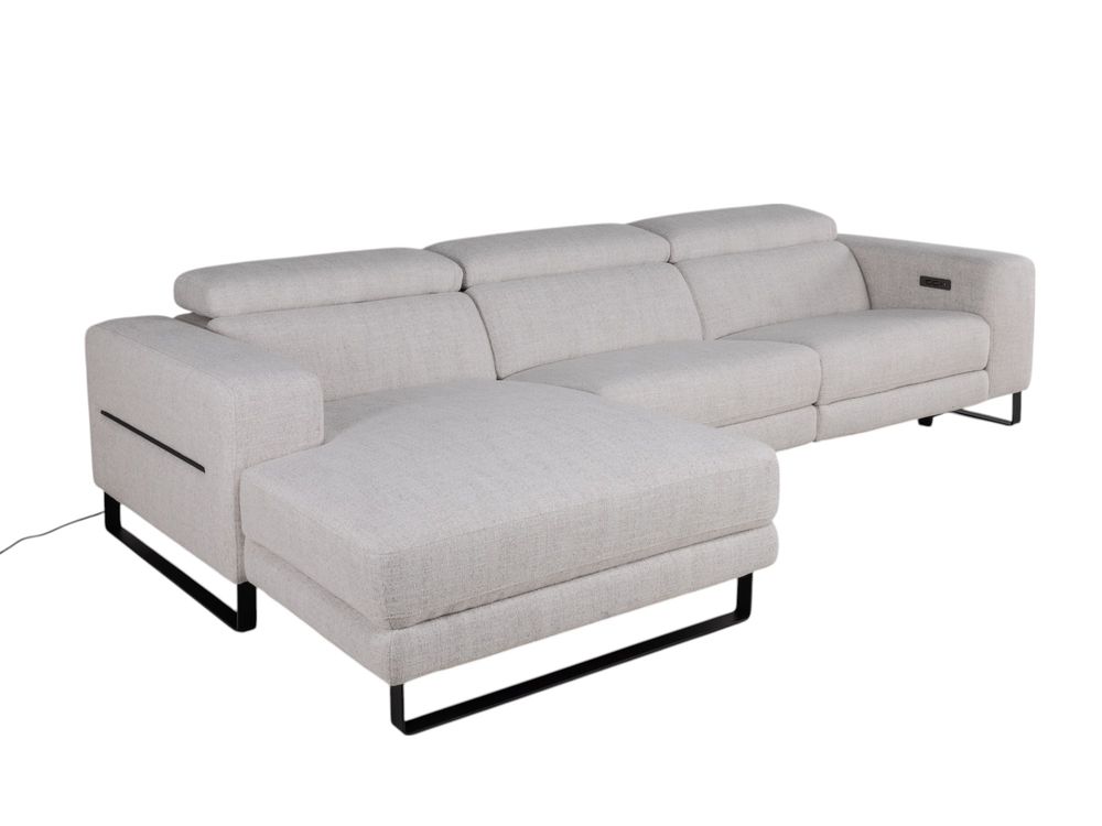 Hoekzetel met elektr. relax LESTER - Beige C-KUK-12-HKS1