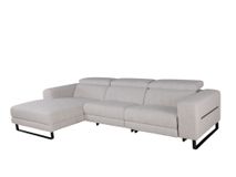Hoekzetel met elektr. relax LESTER - Beige C-KUK-12-HKS1