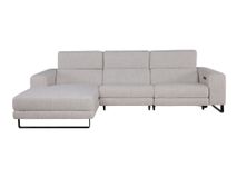 Hoekzetel met elektr. relax LESTER - Beige C-KUK-12-HKS1