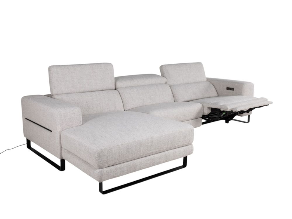 Hoekzetel met elektr. relax LESTER - Beige C-KUK-12-HKS1