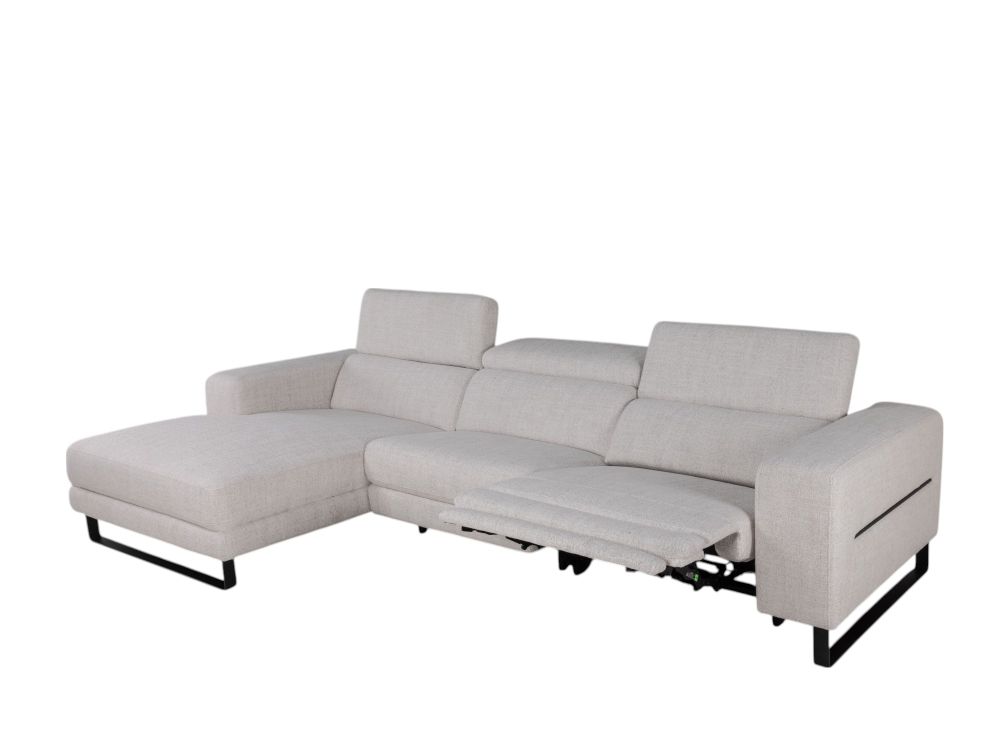 Hoekzetel met elektr. relax LESTER - Beige C-KUK-12-HKS1