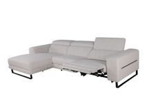 Hoekzetel met elektr. relax LESTER - Beige C-KUK-12-HKS1