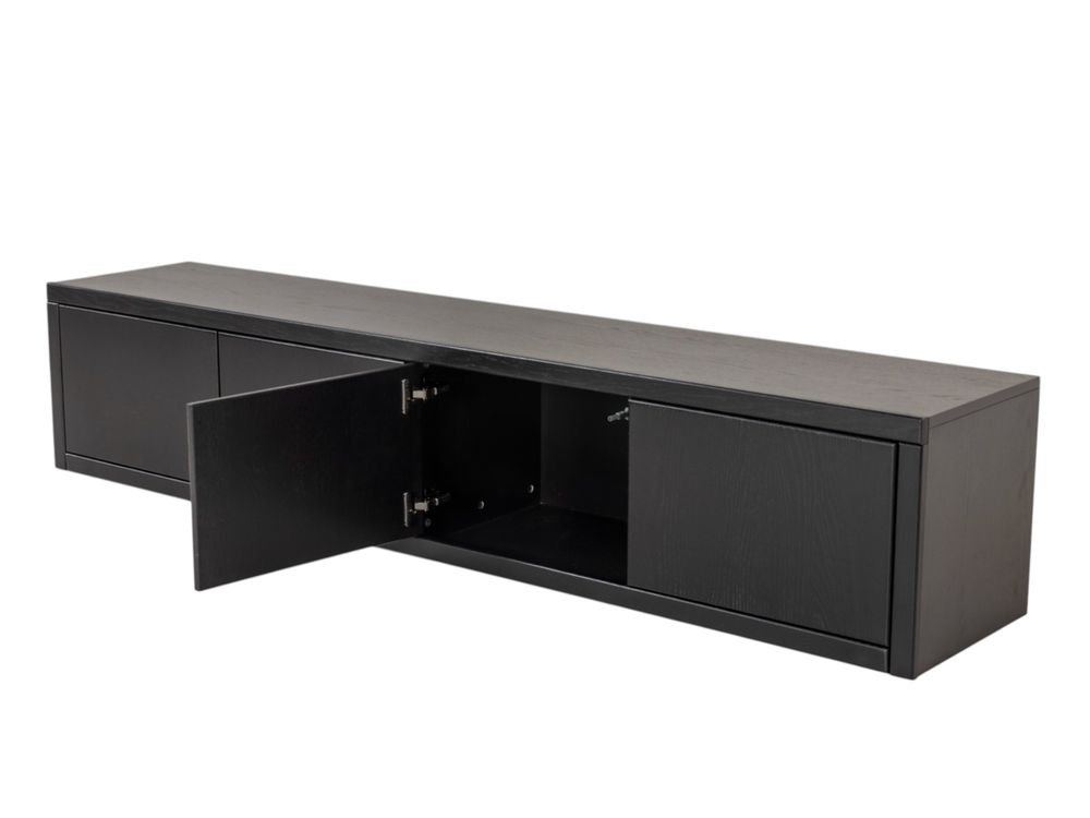 Tv-meubel CHAZZ groot - Zwart HAV-2-00008