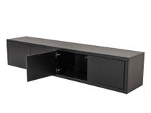 Tv-meubel CHAZZ groot - Zwart HAV-2-00008