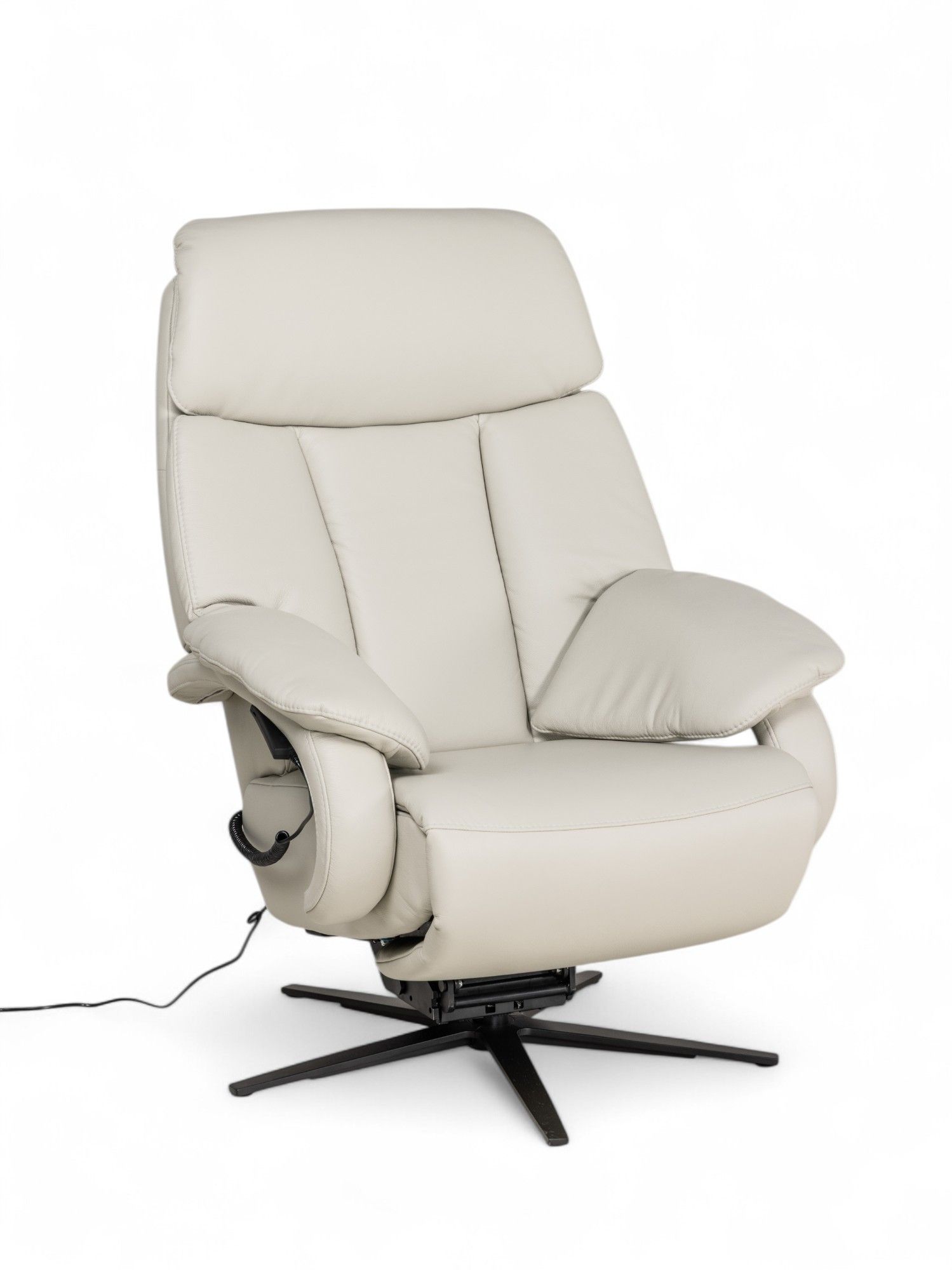 Elektrische Relaxfauteuil Medium VERTO - Zilvergri