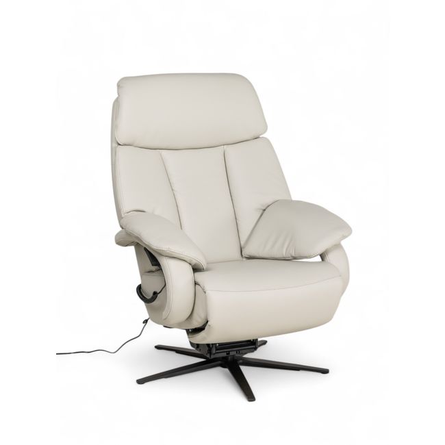 Elektrische Relaxfauteuil Medium VERTO - Zilvergri