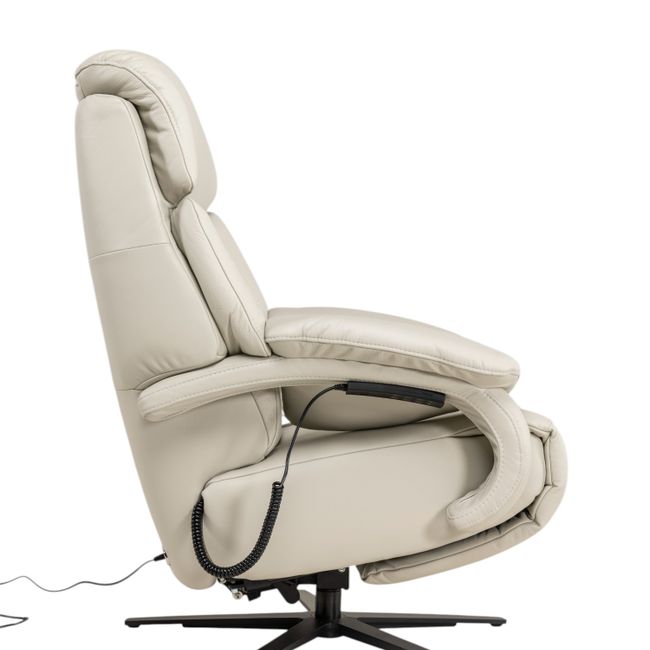 Elektrische Relaxfauteuil Small VERTO - Zilvergrij