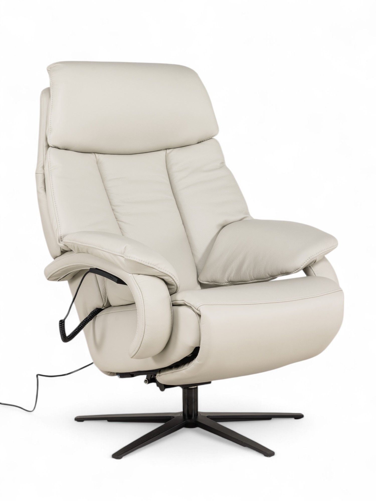 Elektrische Relaxfauteuil Large VERTO - Zilvergrij