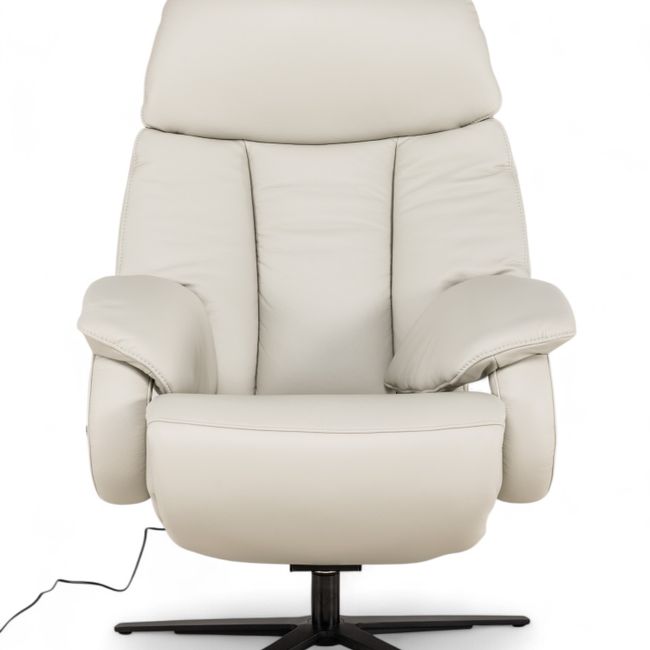 Elektrische Relaxfauteuil Large VERTO - Zilvergrij