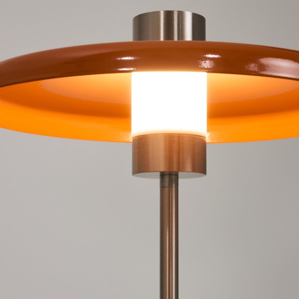 Tafellamp NUVIRA - oranje lampenkap KAV L00119RR13