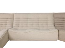 Hoekzetel met poef FOXTROT - Beige C-CAL-93-HK