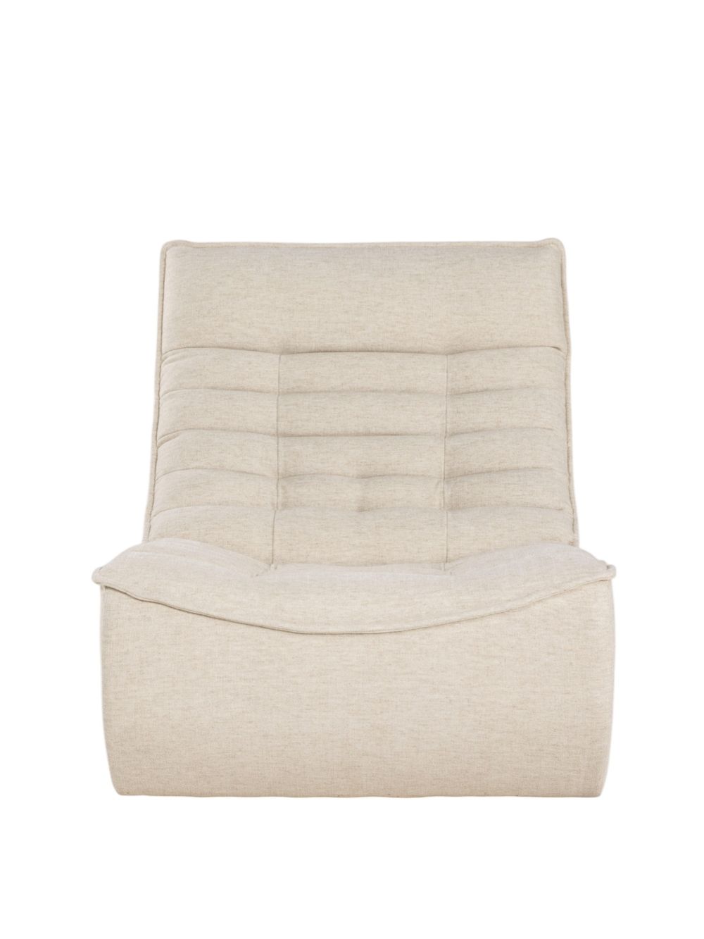 Hoekzetel met poef FOXTROT - Beige C-CAL-93-HK