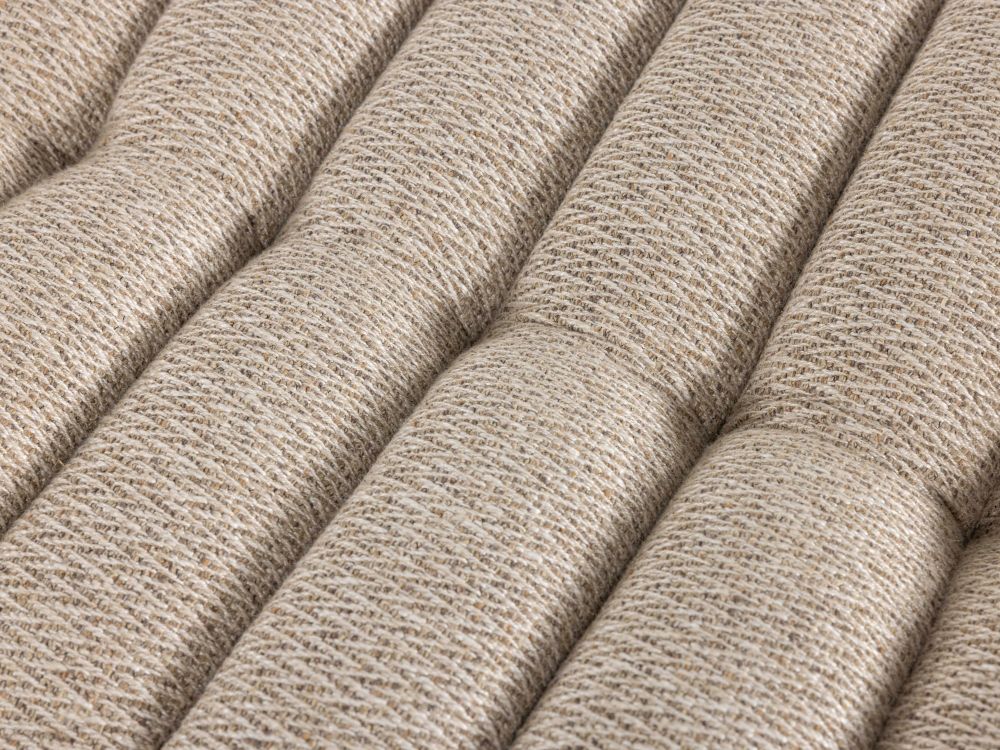 Hoekzetel met poef FOXTROT - Beige C-CAL-93-HK