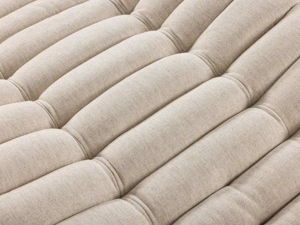 Hoekzetel met poef FOXTROT - Beige C-CAL-93-HK