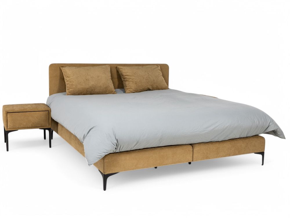 Boxspring incl. 2 nachttafels Bastille - Cognac C-SFD-82-BXS1