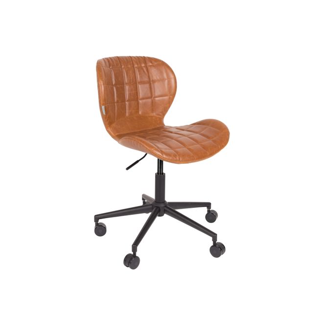 Bureaustoel OMG - Bruin Leder