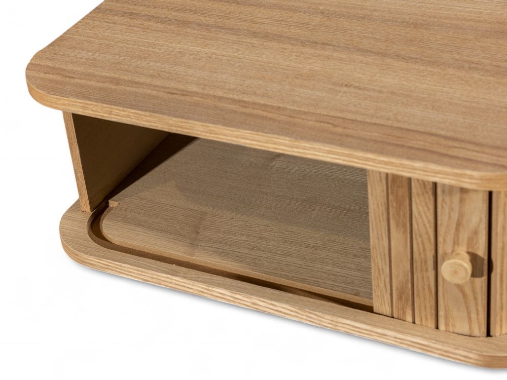 Hangend nachttafel JENA - Populierenhout DEE 375059-N