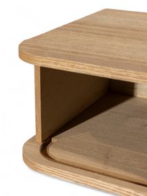 Hangend nachttafel JENA - Populierenhout DEE 375059-N