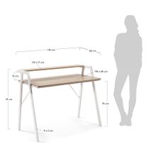 Bureau AARHUS - Wit / Naturel KAV CC0871M46