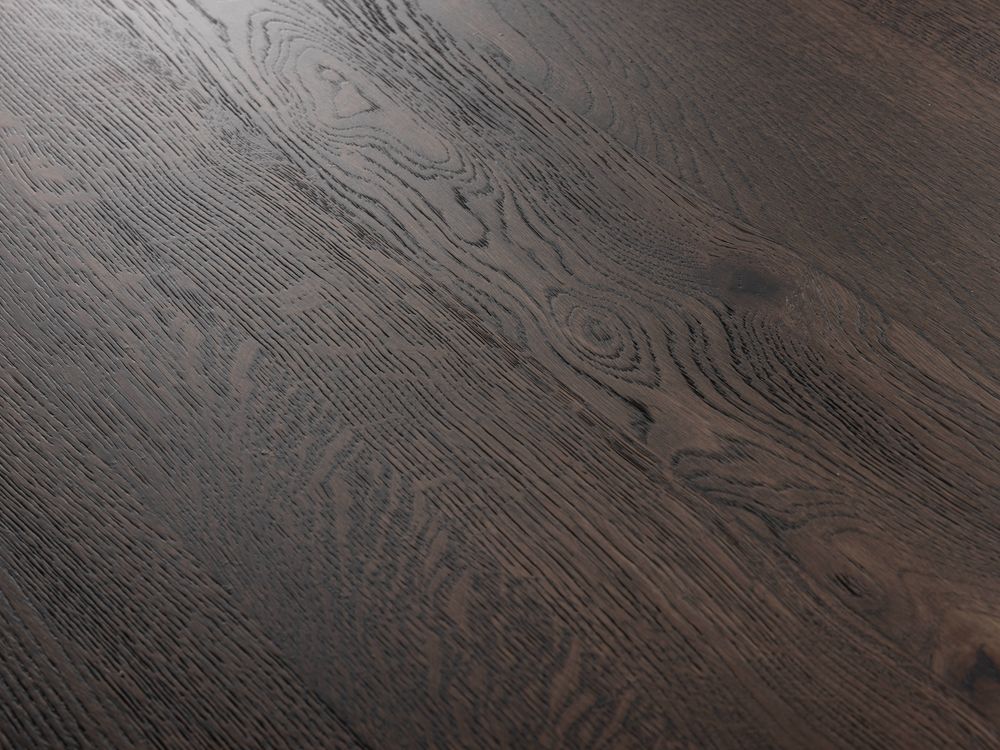 Eetkamertafel KIEZEL/JOA - Vintage coal/zwart C-VDD-7-TFL-024