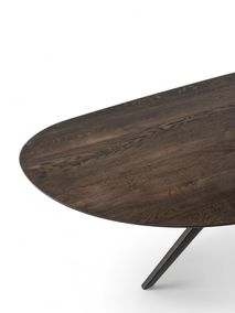 Eetkamertafel KIEZEL/JOA - Vintage coal/zwart C-VDD-7-TFL-024