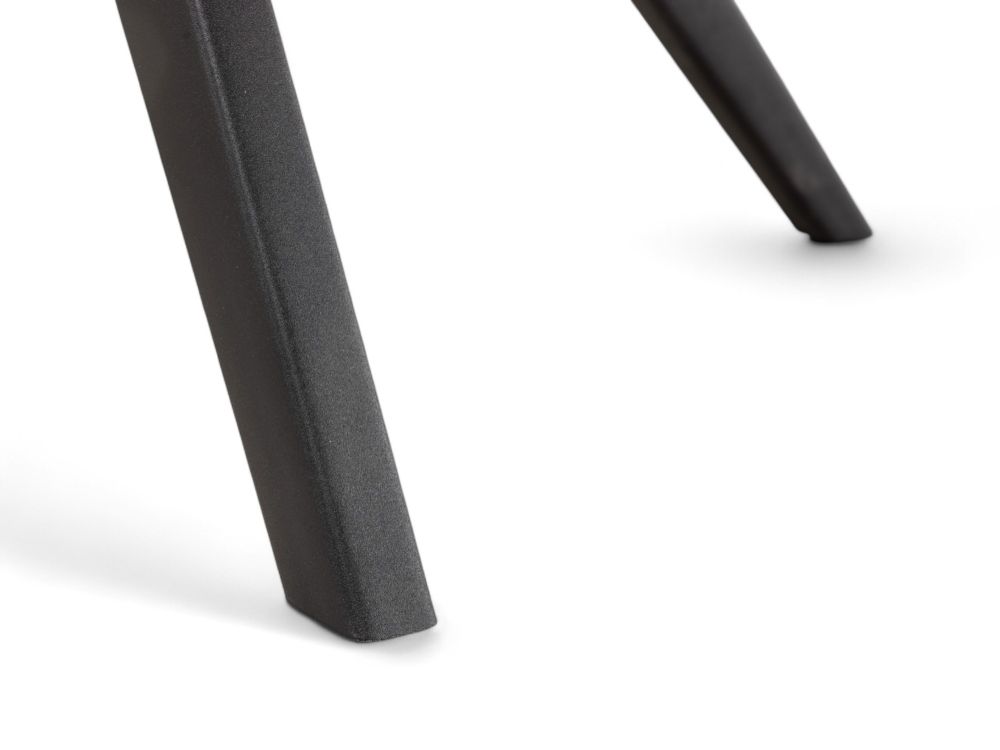 Eetkamertafel KIEZEL/JOA - Vintage coal/zwart C-VDD-7-TFL-024