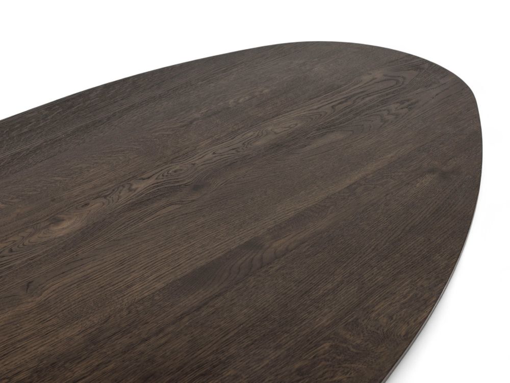 Eetkamertafel KIEZEL/JOA - Vintage coal/zwart C-VDD-7-TFL-024