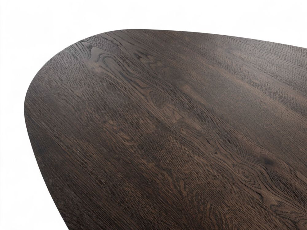 Eetkamertafel KIEZEL/JOA - Vintage coal/zwart C-VDD-7-TFL-024