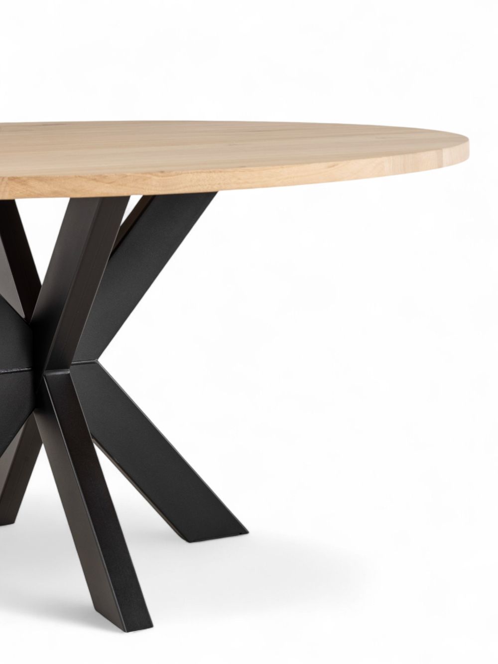 Eetkamertafel JOOST/MISTY - Vers eiken/zwart C-VDD-4-TFL-461