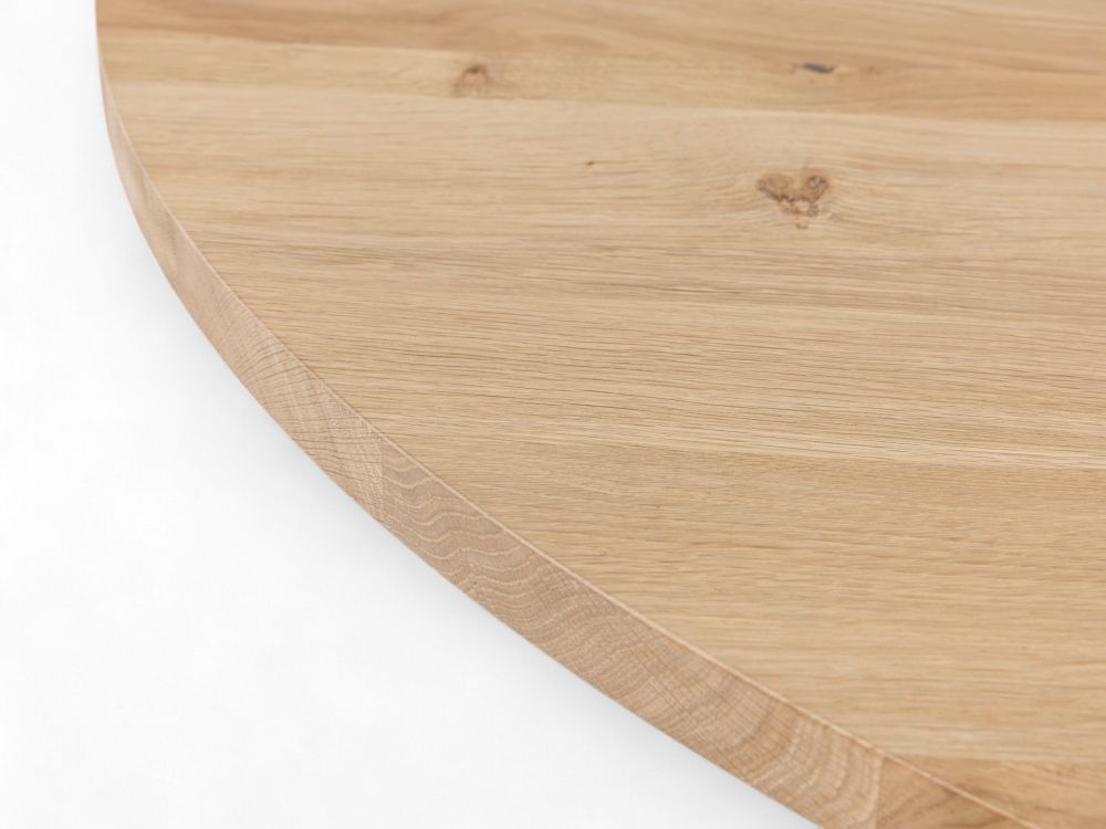 Eetkamertafel JOOST/MISTY - Vers eiken/zwart C-VDD-4-TFL-461