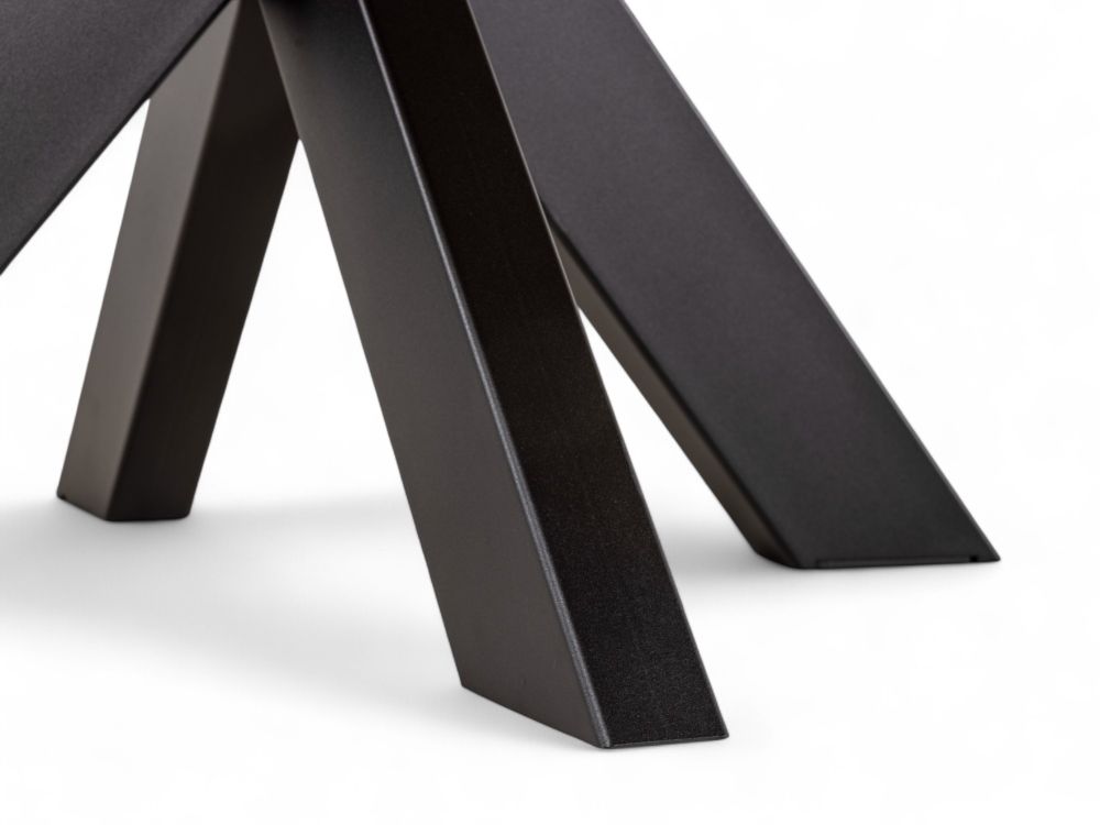 Eetkamertafel JOOST/MISTY - Vers eiken/zwart C-VDD-4-TFL-461